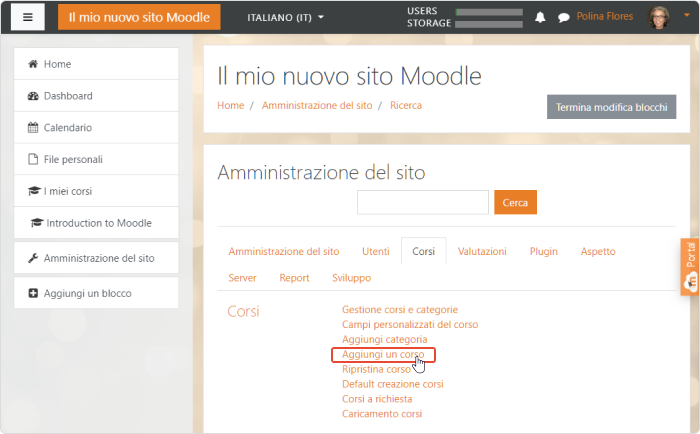 Come creare quiz con Moodle