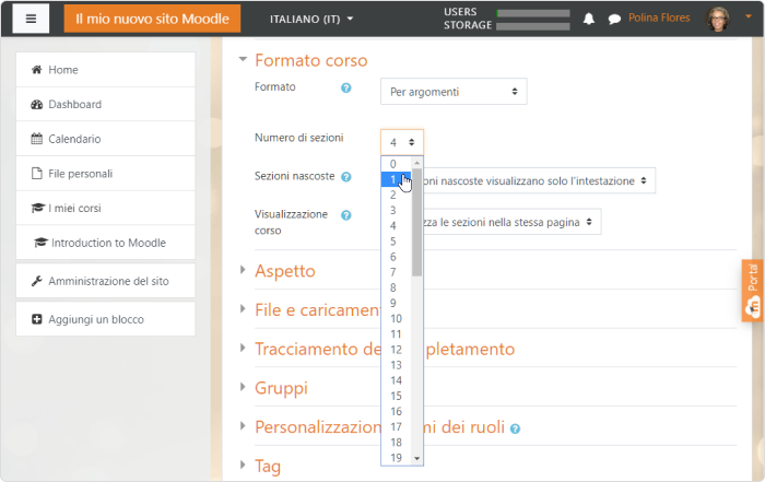 Per creare un quiz con Moodle, prima devi creare un nuovo corso