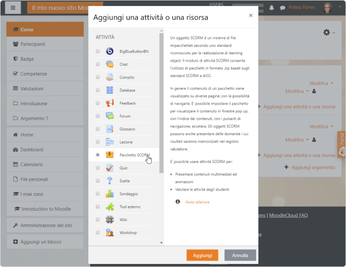 Caricare un quiz realizzato in iSpring QuizMaker su Moodle