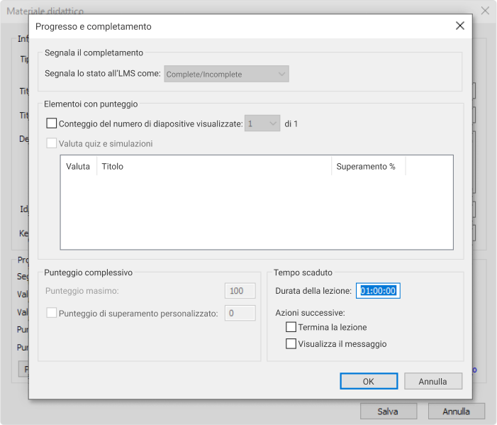 MP4 in un formato SCORM