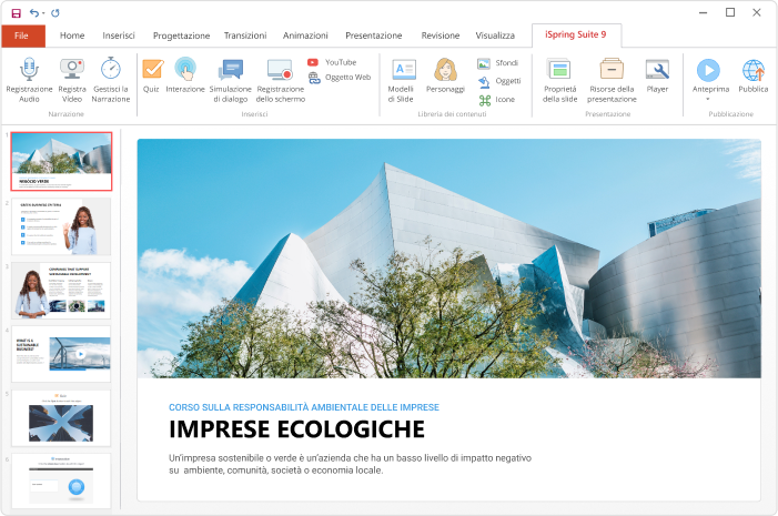 iSpring Suite Strumento di creazione SCORM iSpring Suite