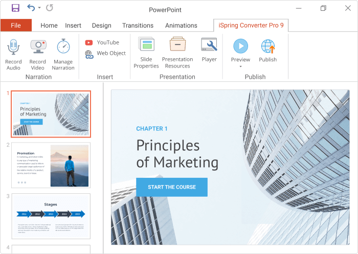 iSpring Converter Pro Strumento di creazione SCORM iSpring Converter Pro