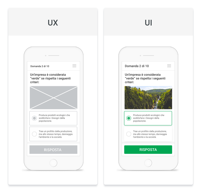 Applica le migliori pratiche UI/UX