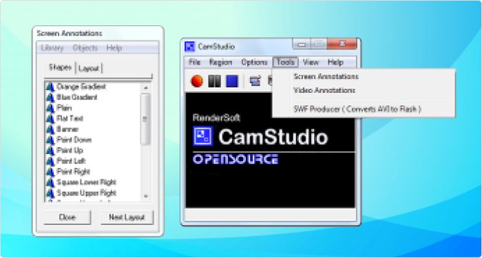 Programma per registrare schermo PC CamStudio