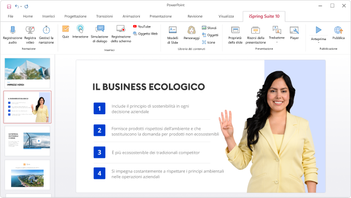 iSpring Suite Strumento per la progettazione della formazione