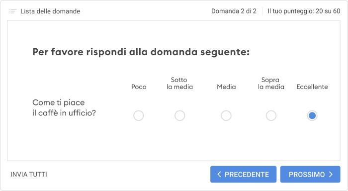 Come creare un sondaggio su scala Likert