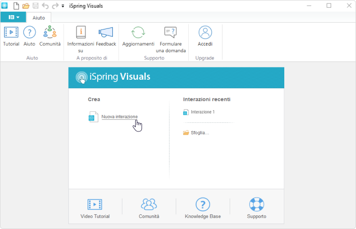 iSpring Visuals include le funzioni per creare una timeline Powerpoint