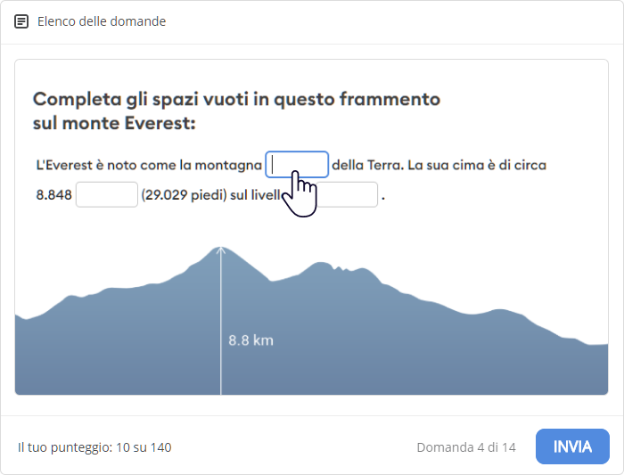 Riempi gli spazi