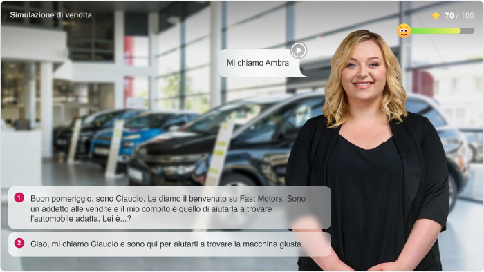 Una simulazione creata con iSpring Suite Una simulazione creata con iSpring Suite