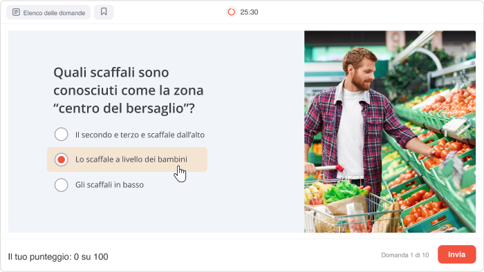 Un quiz creato con iSpring Suite Un quiz creato con iSpring Suite
