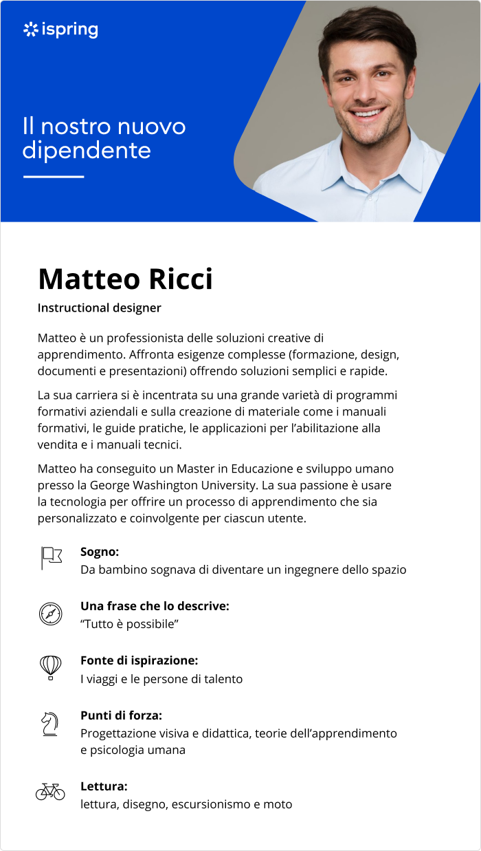 Email o messaggio di digital onboarding