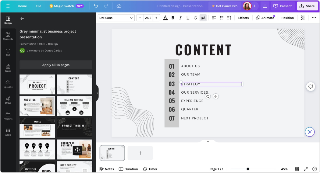 ChatGPT per PowerPoint: Canva