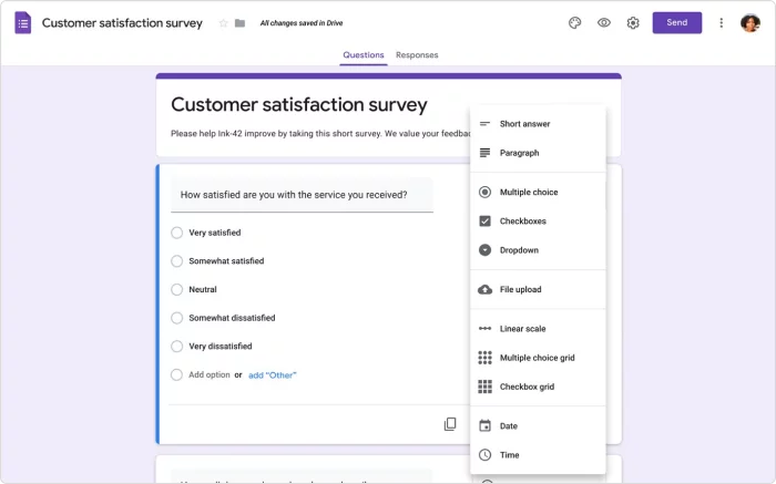 Creare quiz con Moduli Google