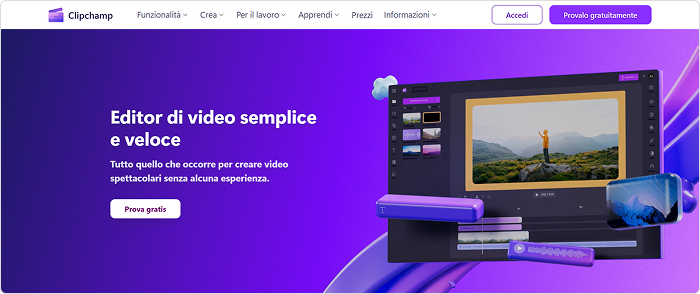 Creare una voce AI con Microsoft Clipchamp