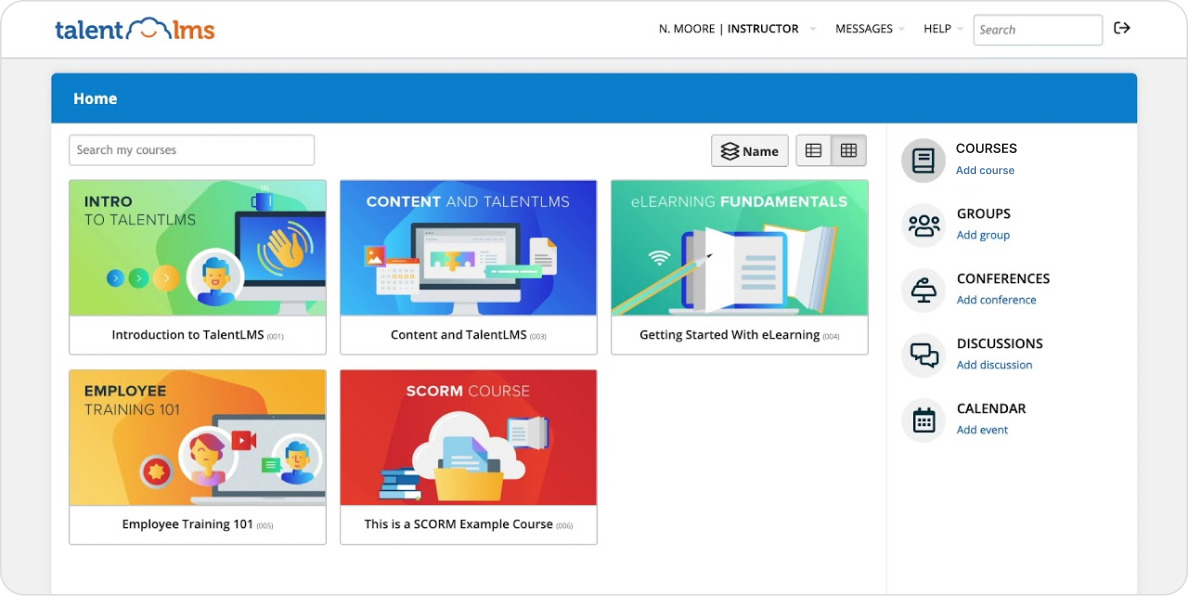 TalentLMS è un sistema di gestione dell'apprendimento