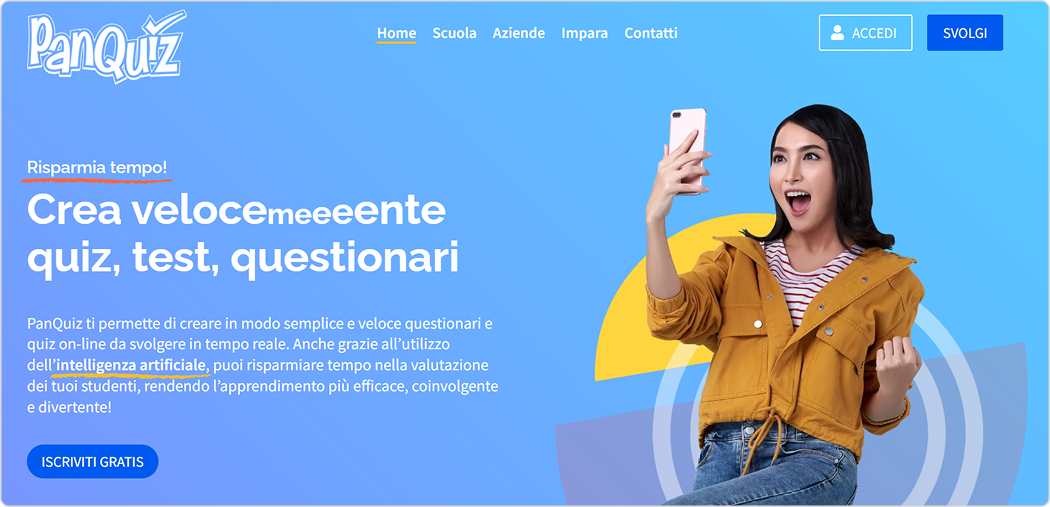 Creare quiz con PanQuiz