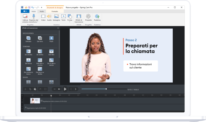 Registrare lo schermo del PC con iSpring Cam Pro