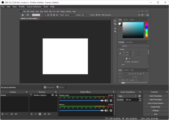 Registrare lo schermo del PC con OBS Studio