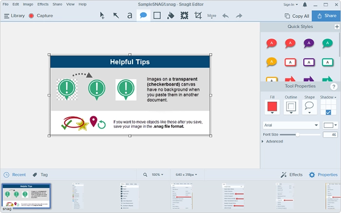 Registrare lo schermo del PC con Snagit