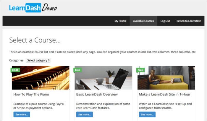Vendita corsi online con LearnDash