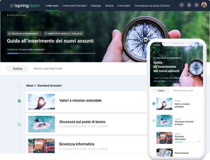 Gestione del personale con iSpring LMS