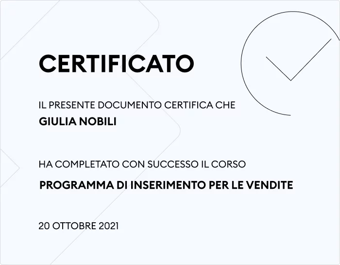 Inviare i certificati Piano formativo: inviare i certificati