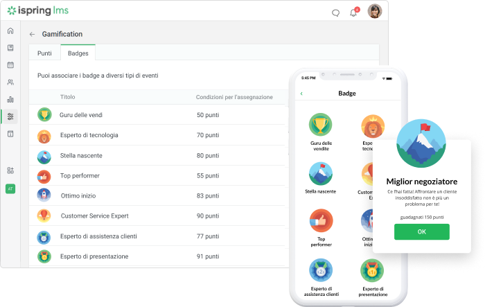Gamification con iSpring LMS Come motivare i dipendenti: gamification con iSpring LMS