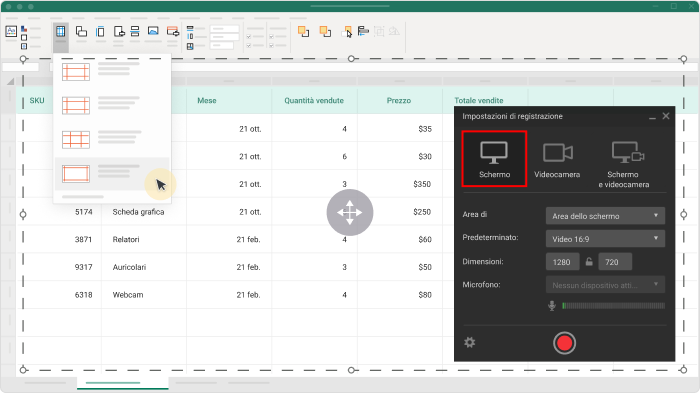 Creare un screencast con iSpring Suite PowerPoint interattivo: creare un screencast con iSpring Suite