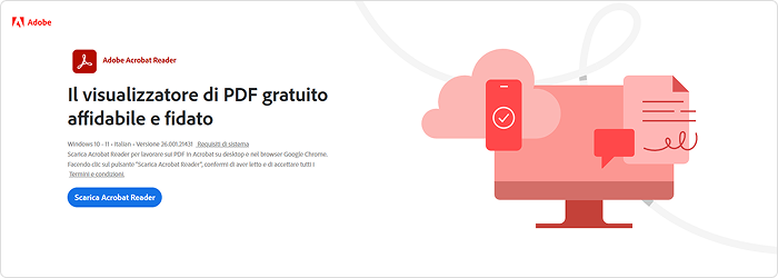 Adobe Acrobat Reader Sintesi da testo a voce realistica con Adobe Acrobat Reader