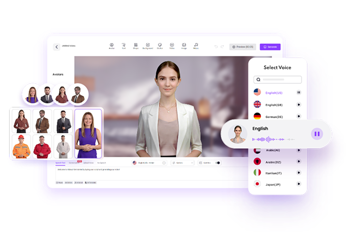 Vidnoz Sintesi da testo a voce realistica con Vidnoz