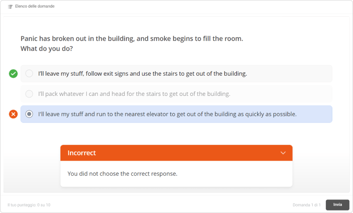 La struttura del quiz Copilot su PowerPoint: la struttura del quiz