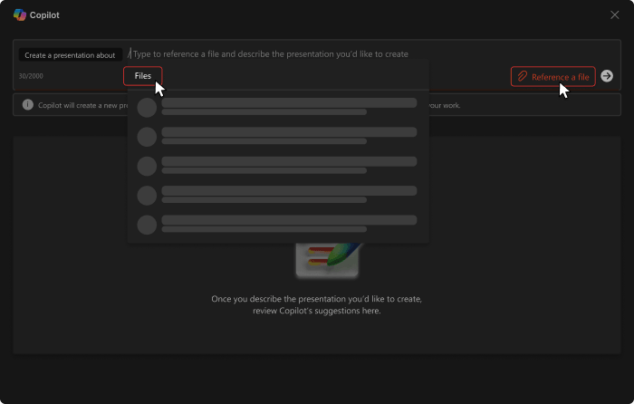 Generare una presentazione da file con Copilot Copilot su PowerPoint: generare una presentazione da file con Copilot