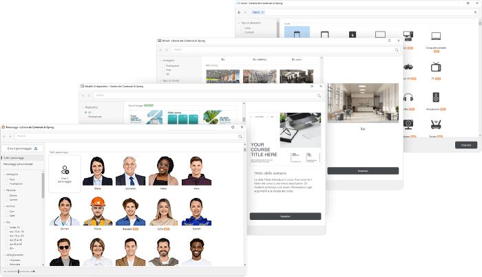Libreria di contenuti Copilot su PowerPoint: libreria di contenuti