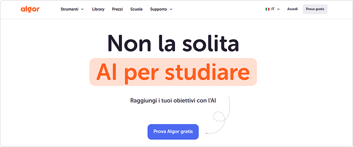 Algor Education Creare quiz con Algor Education