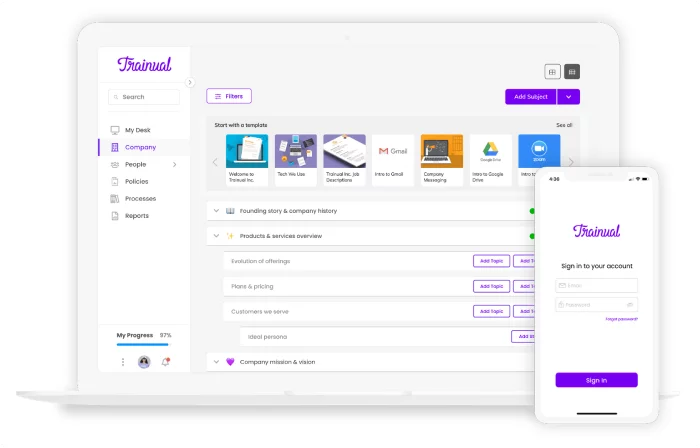 Trainual Software HR: Trainual