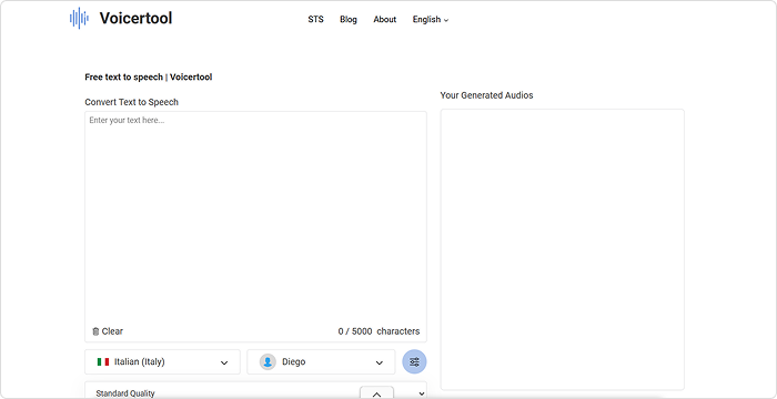 Voicertool Text to speech italiano con Voicertool